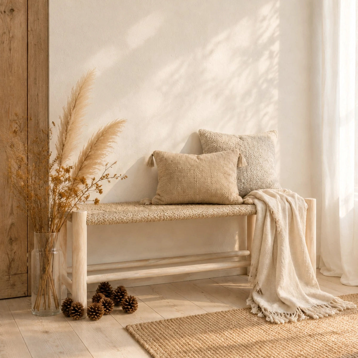Pringle Woven Bench