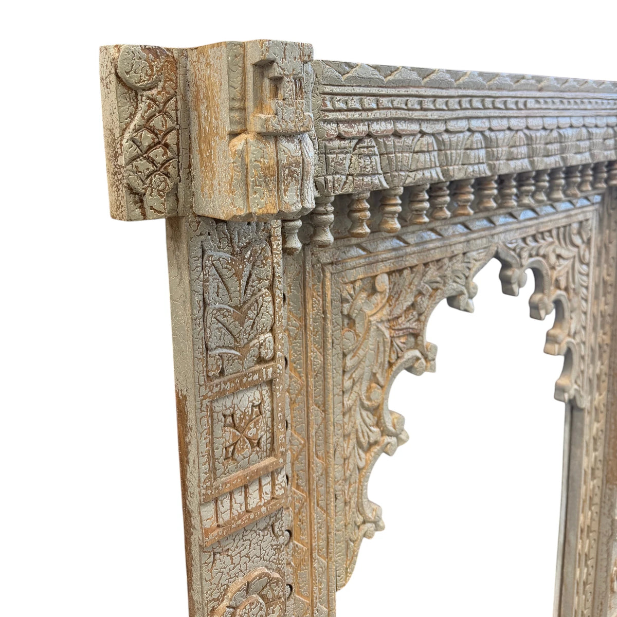 INDIAN CARVED MIRROR 90x118