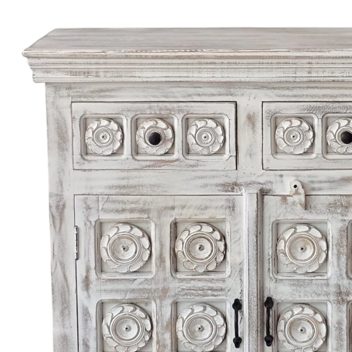 Medallion Carved Small Buffet