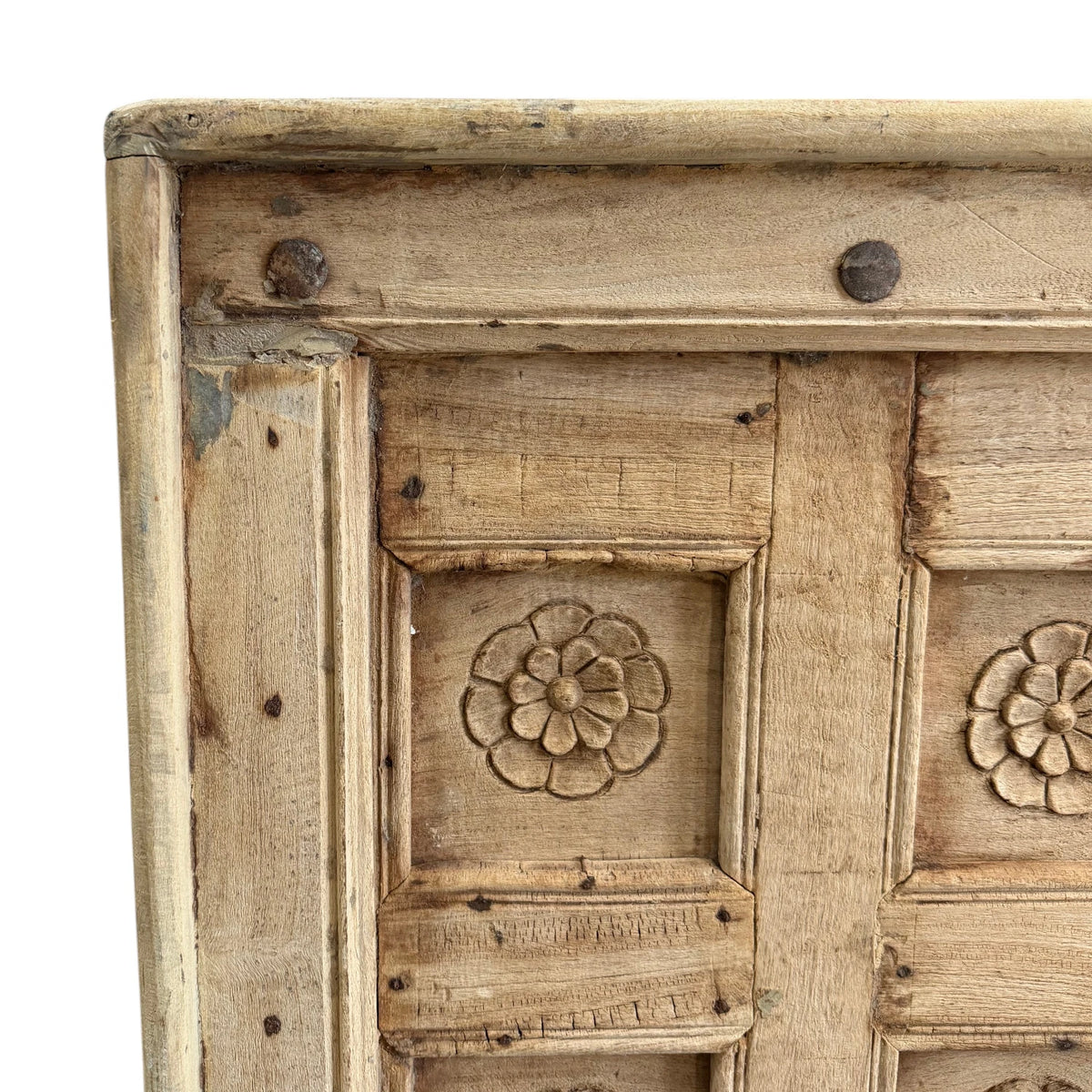 CARVED TIMBER WALL PANEL 122 x 12 x149cm