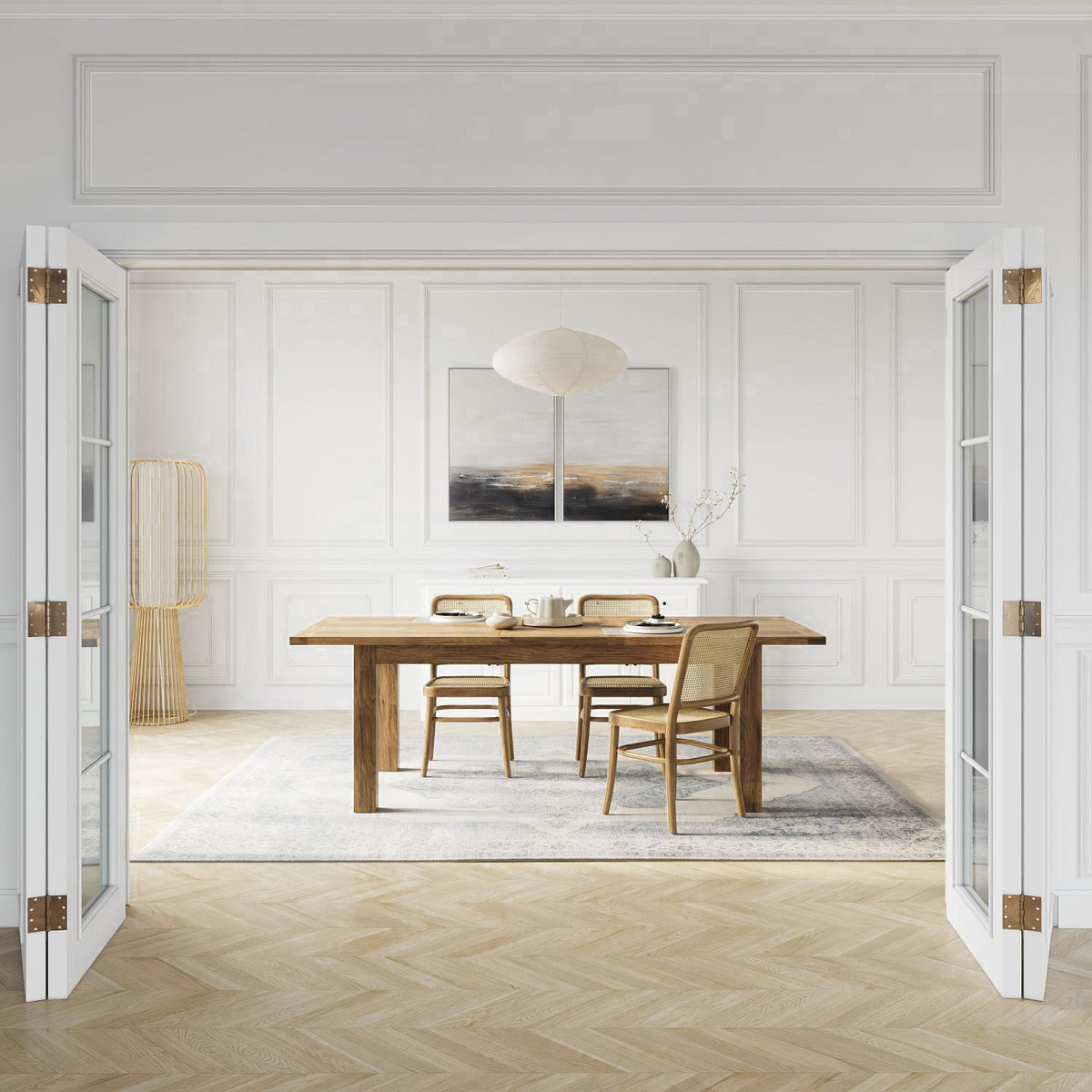 Bellagio Extension Dining Table 180-280cm - Natural