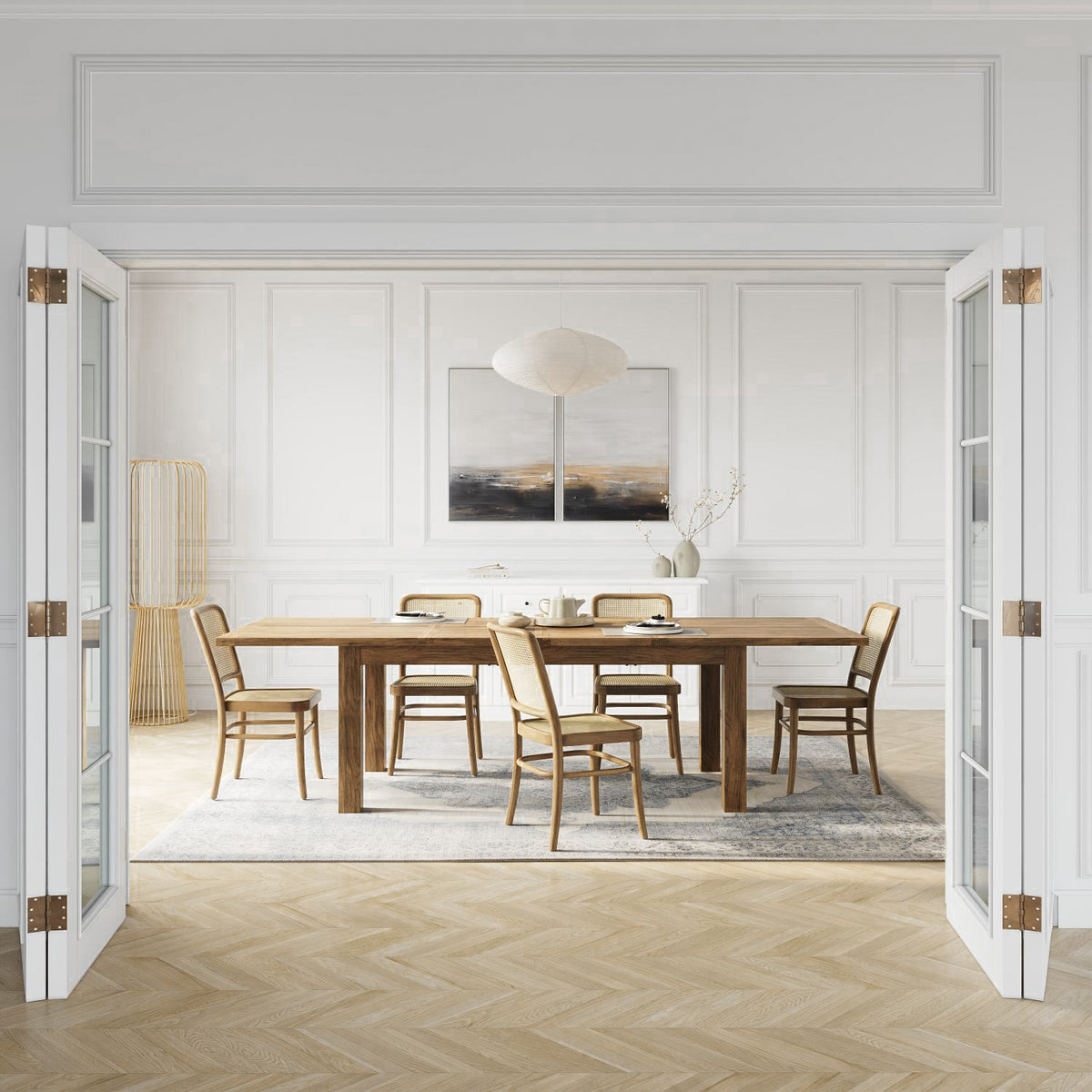 Bellagio Extension Dining Table 180-280cm - Natural