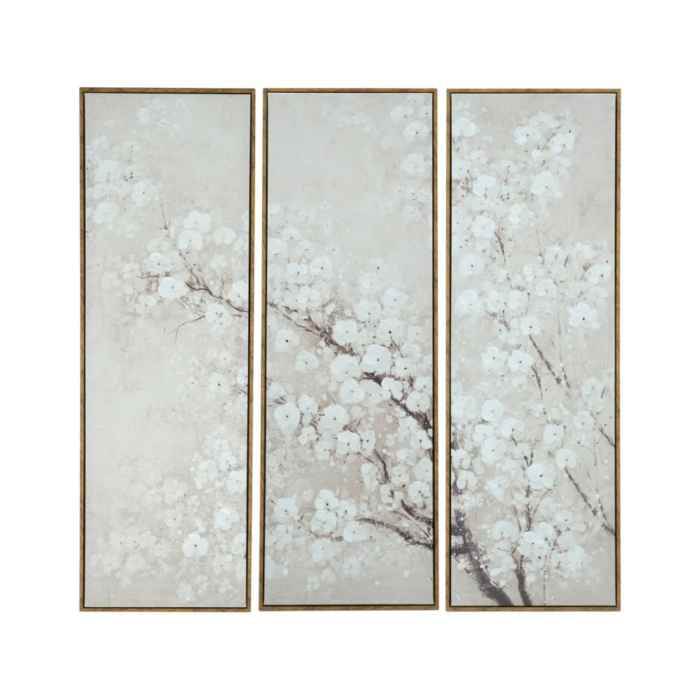 Wall Art Spring Blossom Set Of 3