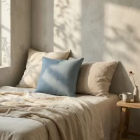 AA-NOB-PON Cushion Noble Reflecting Pond Blue 55x55cm IMG2