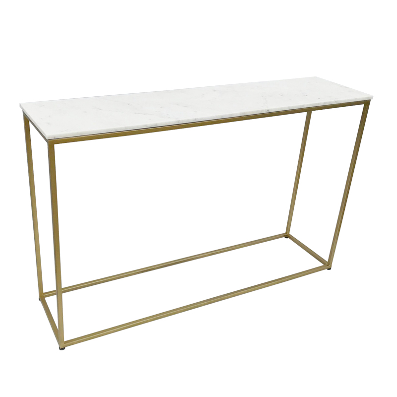 AL-27425BK-Como-Console-Brass