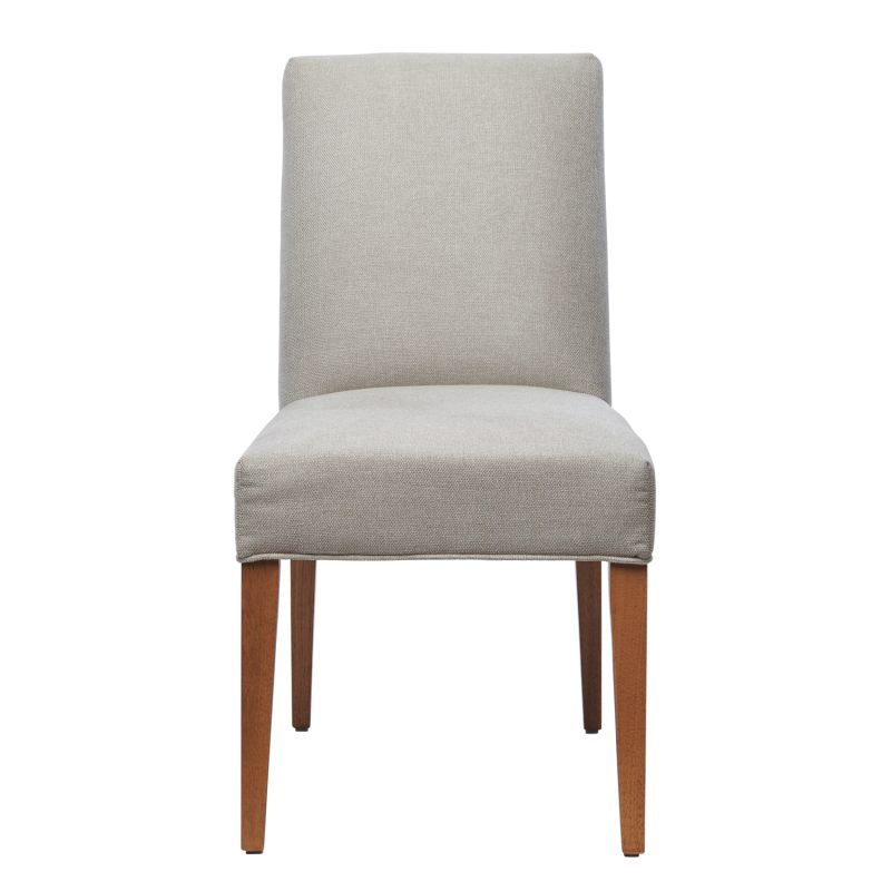 Shack Arizona Upholstered Dining Chair Shell Honey Leg - front