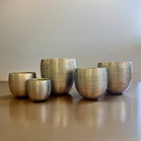 Argo Brass Planter Set IMG1