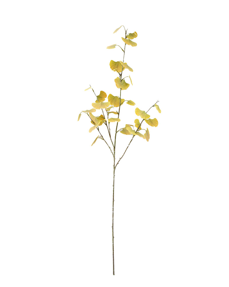 Artificial Flower Eucalyptus Spray fake flowers - Yellow - GS-15421022-Y1