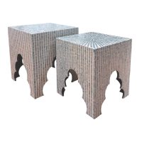Azure Capiz Square Nesting Side Tables IMG2