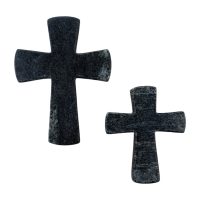 BLACK MARBLE LATIN CROSS Small and Large KP-5414S KP-5414L IMG2