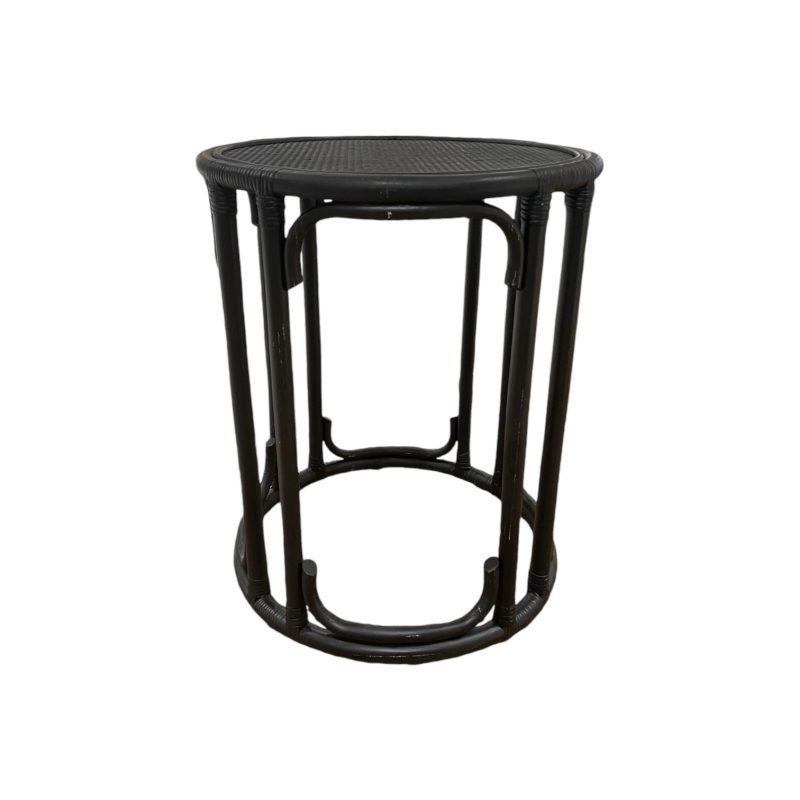 BLACK RAFFLES ROUND SIDE TABLE IMG2