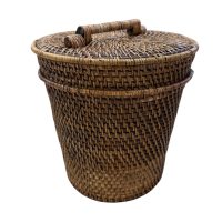 Bahama Rattan Basket With Lid IMG3
