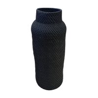 Bahama Rattan Tall Vase Black IMG2