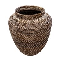 Bahama Rattan Urn Brown IMG1