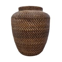 Bahama Rattan Urn Brown IMG3