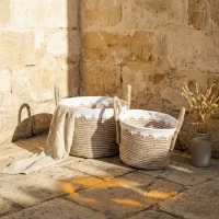 Basket Lura with Handle Styled1