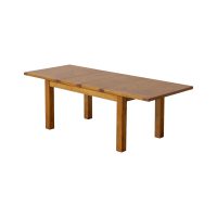 Bellagio Extension Table Parquetry Toffee 180-280 SV02-180-TOF-PQ Two Leaf Full Extended SIDE VIEW 3
