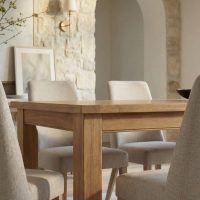 Bellagio Fixed Natural Dining Table JS AI edit1