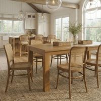 Bellagio Natural Chair + Bellagio Natural Fixed Table JS AI2