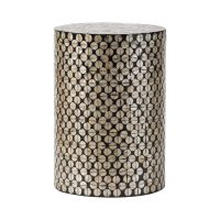 Black Disc Capiz Side Table IMG1