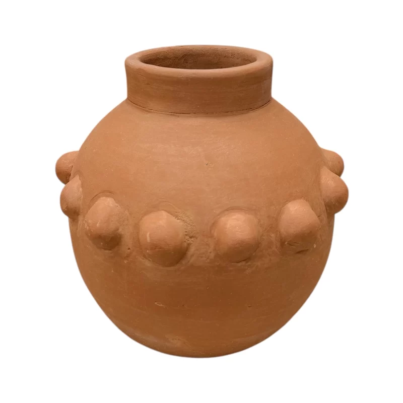 CARMEL DOT TERRACOTTA VASE CC-25A-7049 IMG2
