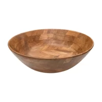 CHEVRON LARGE TIMBER BOWL ZO-2510-155A IMG4