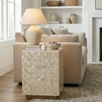 CapizSquareSideTable