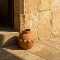 Carmel Dot Terracotta Pot Styled IMG1