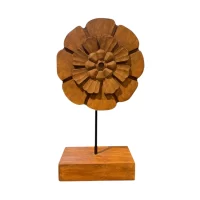 Carved Flower On Base Small IMG1
