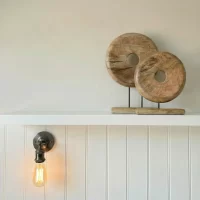 Carved TImber Ring on Stand