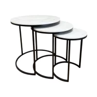 Como Nest Of 3 Three Black IMG1