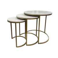 Como Nest Of 3 Three Brass IMG2