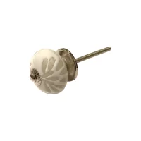 DC201SH MEADOW WHITE CERAMIC KNOB IMG1