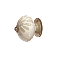 DC201SH MEADOW WHITE CERAMIC KNOB IMG2