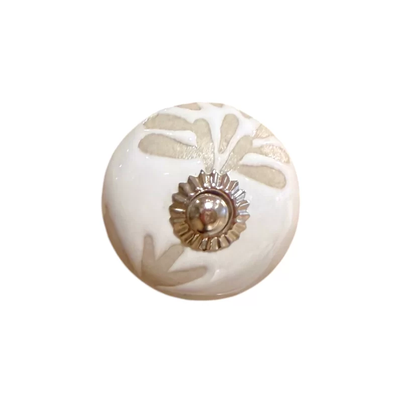 DC201SH MEADOW WHITE CERAMIC KNOB IMG3