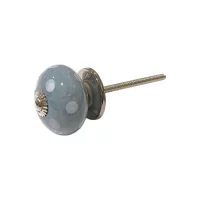 DC205SH Bluebell Dotty Ceramic Knob IMG3