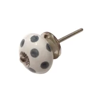 DC208SH DARK BLUE DOTTY CERAMIC KNOB IMG3
