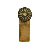 DOOR STOP Flower BRASS KNOB DC57D-FLOWER IMG1