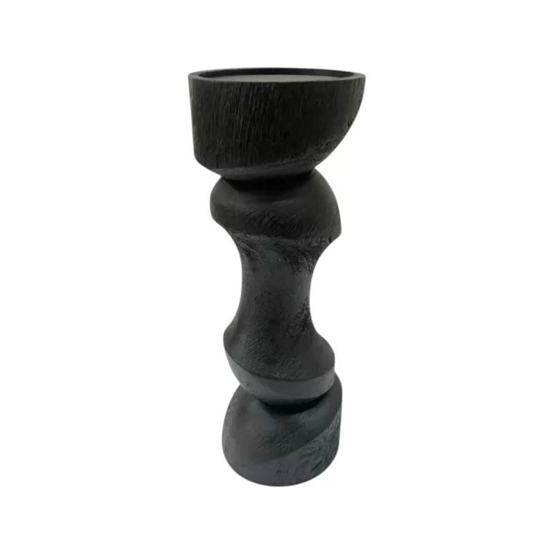 Dawn Timber Candle Stick - Black IMG1