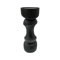 Dawn Timber Candle Stick - Black IMG2