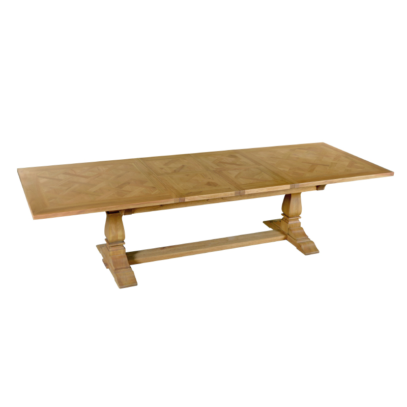 Deauville-Extension-Dining-Table-Natural-Side-View Deauville Extension-Dining Table Natural Side View