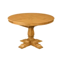 Deauville Round Extension Table Natural IMG1