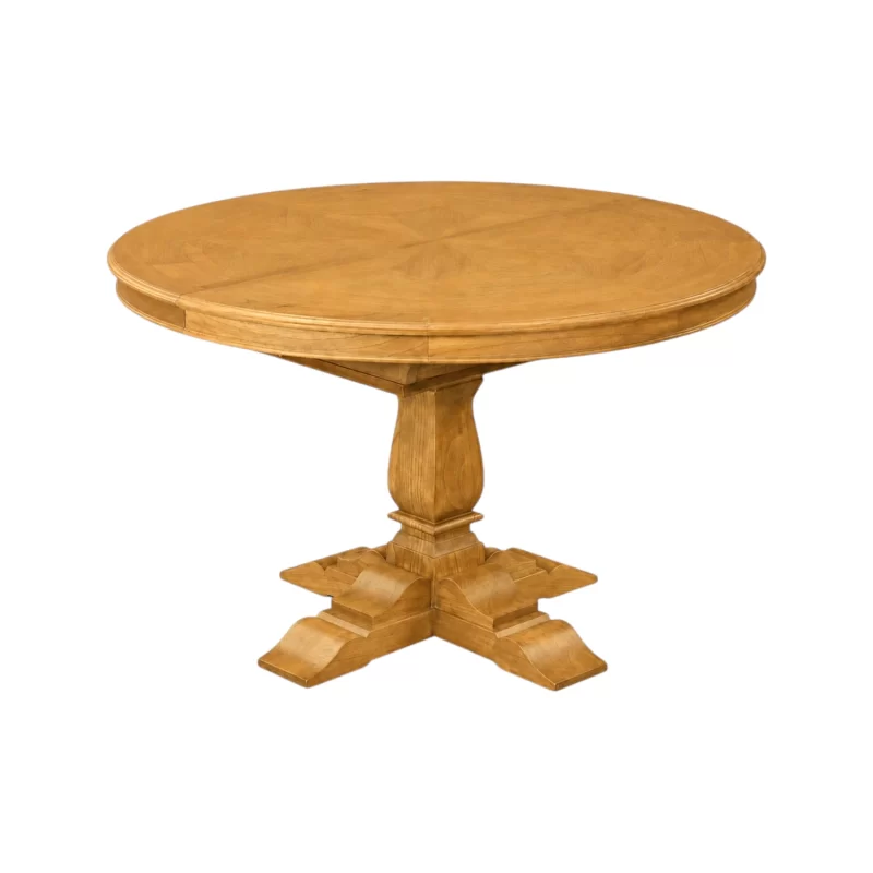 Deauville Round Extension Table Natural IMG1