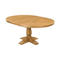 Deauville Round Extension Table Natural IMG2