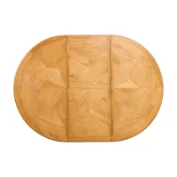 Deauville Round Extension Table Natural IMG6