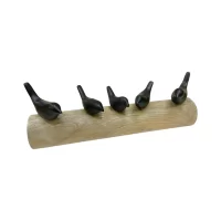Decor Five Birds Timber Carving IMG2