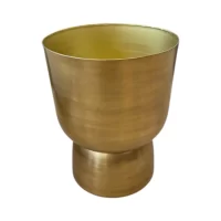 Decor Footed Vase - Brass IMG2