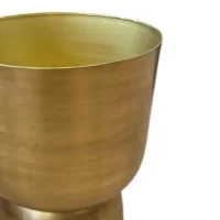 Decor Footed Vase - Brass IMG3
