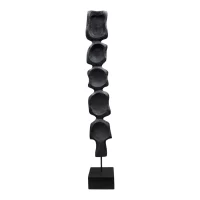 Decor Totem On Base - Black IMG1
