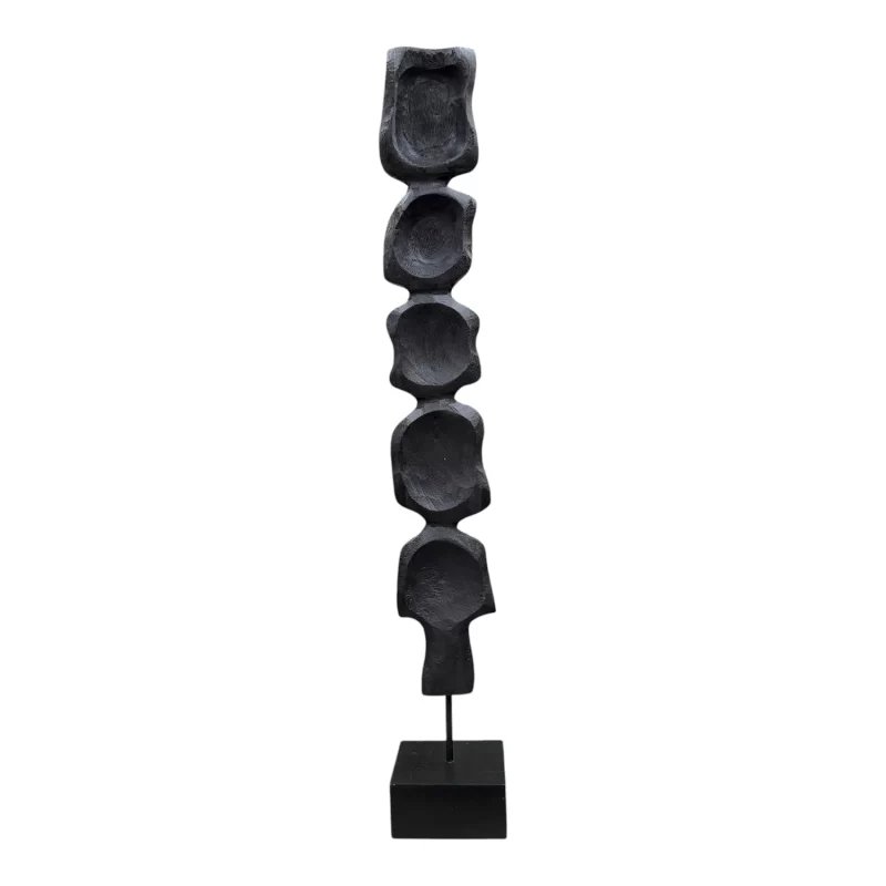 Decor Totem On Base - Black IMG1